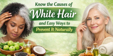 white hair
